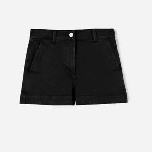 Everlane Cotton Twill Shorts in Black
